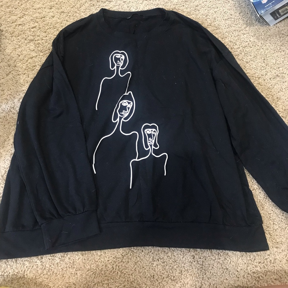 Shein light crewneck